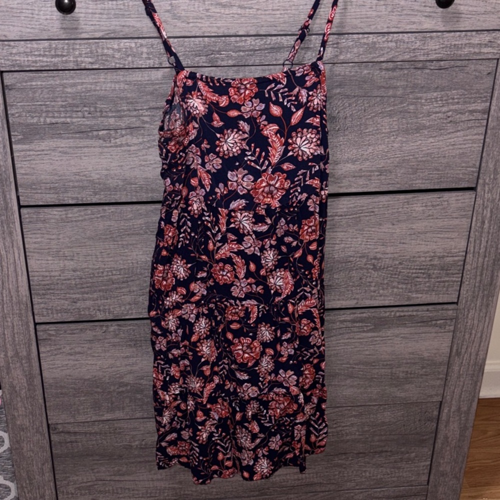 Old Navy Floral Dress - Navy and Pink